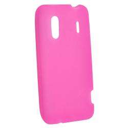 Hot Pink Silicone Skin Case for HTC EVO Design 4G  