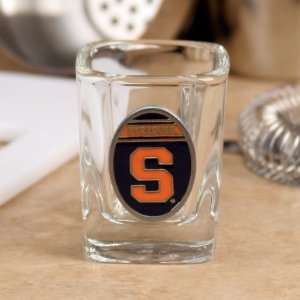  Syracuse Orange Pewter Logo 2oz. Square Shot Glass Sports 