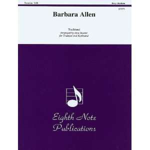  Barbara Allen Trumpet/Keyboard (9781554720903) Don Sweete Books