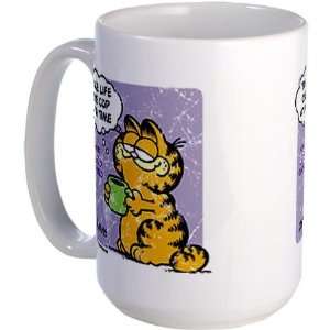  One Cup at a Time Vintage Garfield Vintage Large Mug by 