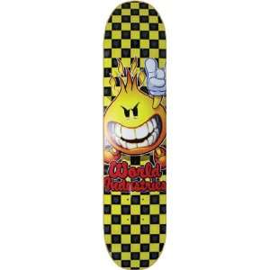 World Industries Flameboy Checker Skateboard Deck   7.5  