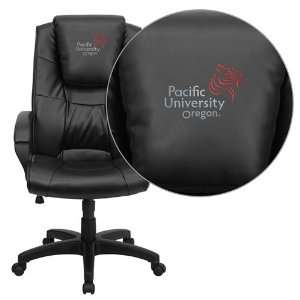  Pacific University Oregon Leather Executive Office Chair 