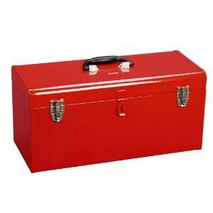   Excel TB139 Red 19 Inch Portable Steel Tool Box, Red