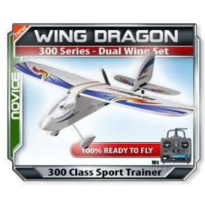   Wing Dragon 300 RTF Electric Novice Sport Trainer Plane Toys & Games