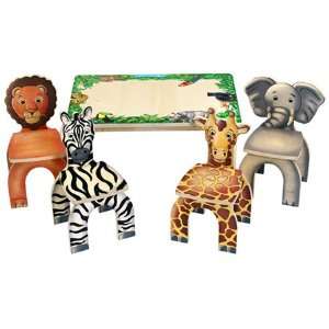  Safari Table & Animal Chairs   Home 