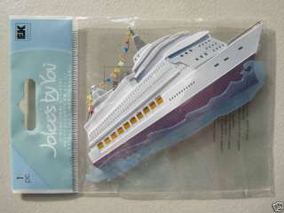 Vacation69 JOLEES 3D Stickers CRUISE SHIP Travel  