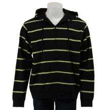 Siegfried Mens Striped French Terry Hoodie  