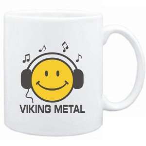 Mug White  Viking Metal   Smiley Music  Sports 