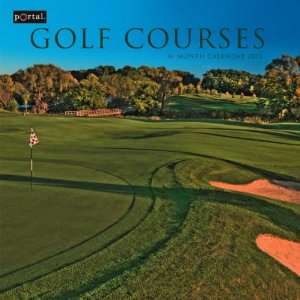  Golf Courses 2012 Wall Calendar 12 X 12