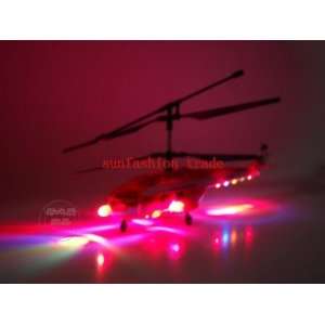  30cm gyro alloy frame 3.5ch rc helicopter radio remote control led 