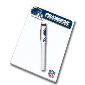  San Diego Chargers Notepad and Pen Set