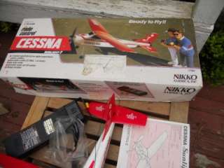 Cessna Sunlight 7 Airplane NIkko Charge and Fly Vintage  