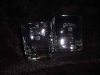 Square JACK DANIELS OLD NO. 7 Whiskey Glass 8 oz  
