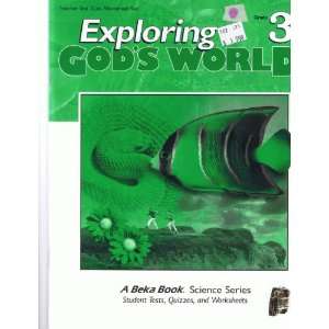  Gods World 3 Teacher Test, Quiz, Worksheet Key A Beka book Books