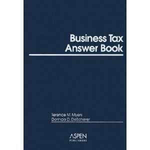  Business Owners Tax Answer Book (9780735536357) Terence 