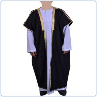 Bisht Arabian Cloak Thoub Jubba Robe abaya islamic wear  