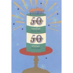  50 Candles On Your Cake (Dayspring 5462 1)   Birthday Card 