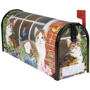  Flower Box Kitten Spring Magnetic Mailbox Cover Patio 