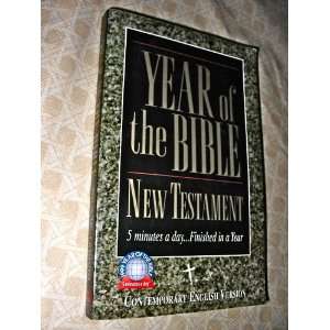  Year of The Bible, New Testament 5 Minutes a Day Finished in a Year 