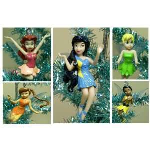 Disney Peter Pan Tinker Bell and Friends Set of 6 Fairy Holiday 