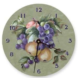  Fruit Round Clock
