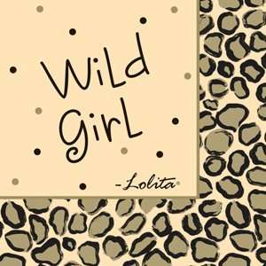 Lolita/C.R. Gibson Wild Girl Novelty Cocktail Napkin NEW PRODUCT 