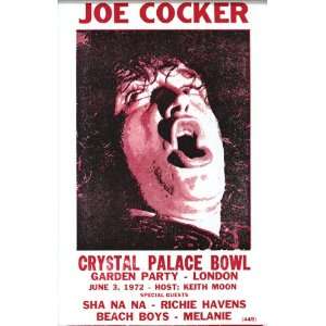  Joe Cocker Crystal Palace Bowl 1972 14 X 22 Vintage Style Concert 