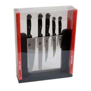  New   Knife Set 6 Piece W/Acrylic Base Case Pack 12 by DDI 