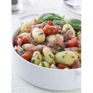  Bowl of Gnocchi with a Bacon Tomato and Basil Dressing 