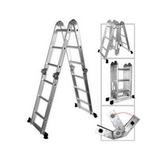 Louisville Aluminum Articulated Folding Ladder 13 Foot, Duty Rating 