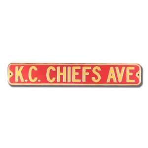  Kansas City Chiefs Authentic Street Sign Sports 