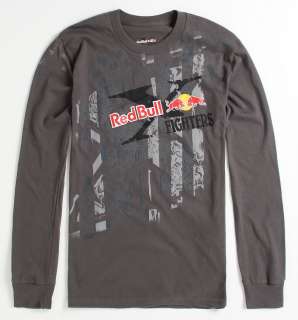   Double X Motocross Gray Red Bull Long Sleeve T Shirt NWT  