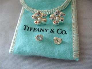 Tiffany & Co. Cultured Pearl Flower Earrings  