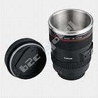   Camera Lens Stainless Steel Travel Coffee Drink Water Milk Cup Mug