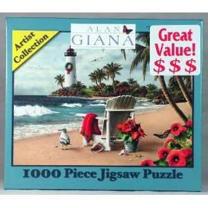    Alan Giana 1000 Piece Jigsaw Puzzle   Seaside Toys & Games