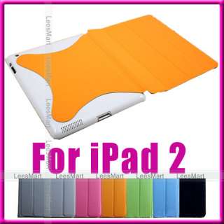   Magnetic Smart Cover with Hard Case for apple iPad 2 16gb 32gb wifi 3g