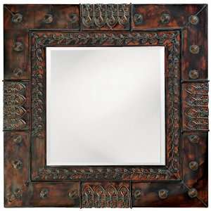   Verde Finish Metal Frame 32 Wide Wall Mirror