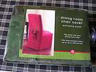 Dining Room Chair Cover Cotton/Polyeste​r Poinsettia Scr