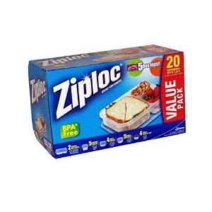  Ziploc 20 Count Value Pack Containers With Lids Case Pack 