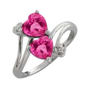  1.81 Ct Genuine Heart Shape Pink Mystic Topaz Gemstone 