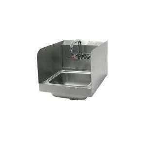   PS 56 Hand Sink with Side Splash Guards   12 x 16