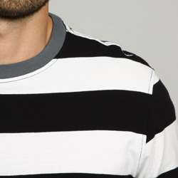 Kenneth Cole Mens Black Stripe Shirt  