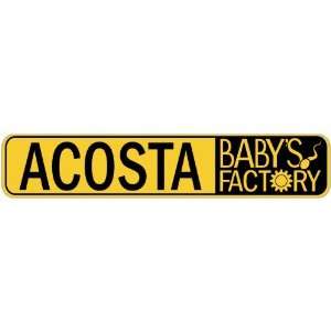   ACOSTA BABY FACTORY  STREET SIGN