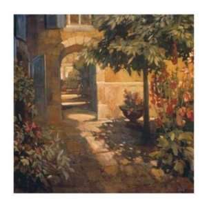  Philip Craig   Courtyard In Provence Canvas