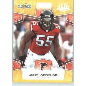   John Abraham   Atlanta Falcons   NFL Trading Card in a Prorective