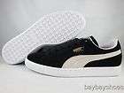   SUEDE ARCHIVE ECO BLACK/WHITE/GOLD CLASSIC SKATE MENS ALL SIZES  
