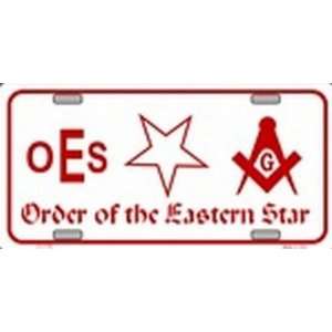 Order of the Eastern Star License Plate Plates Tag Tags auto vehicle 