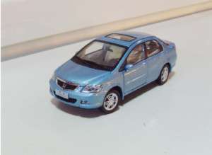 24 Honda City 2006 Die Cast Model Blue Rare  