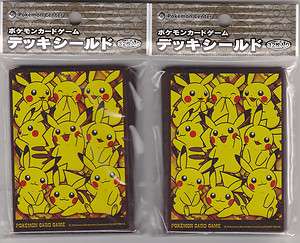 Pokemon Card Official Sleeve Pikachu Pikachu Pikachu 2 Packs (64 