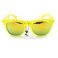 Womens Yellow Glassy Fashion Sunglasses
